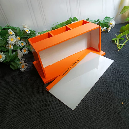 3D Shadow Pen stand -  Orange