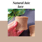 Natural jute lace